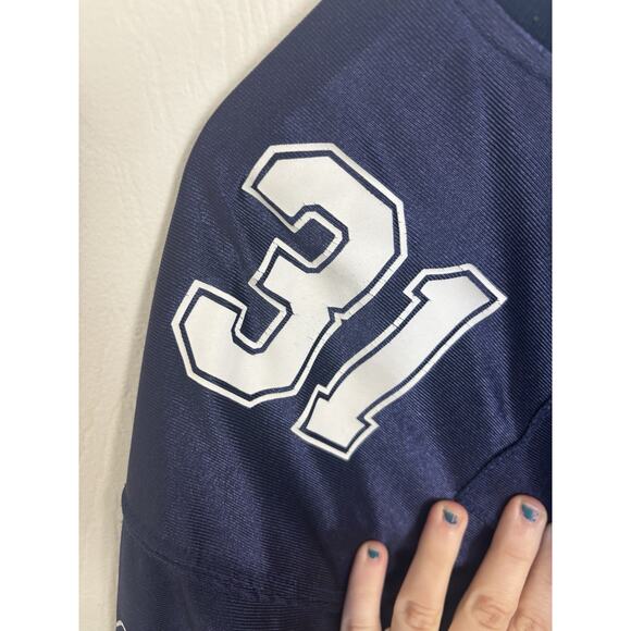 Roy Williams #31 Dallas Cowboys Reebok NFL Jersey Men’s Medium Navy Silver - Picture 11 of 11